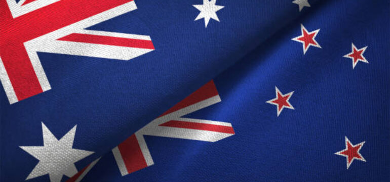 Australian and NZ flags